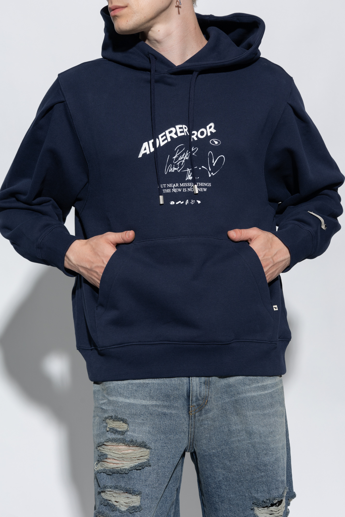 Ader error blue hoodie on sale